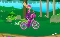 Барби модная велосипедистка