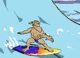 Серфинг на голубых волнах