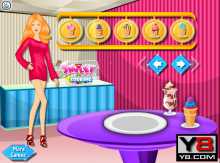 Барби и ее магазин мороженного