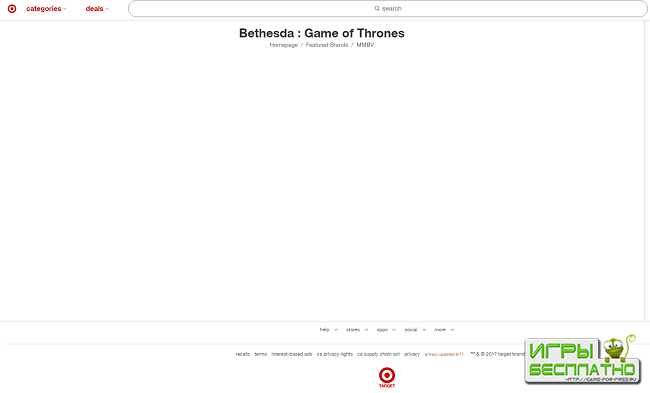 Game of Thrones -   Target     Bethesda   ...