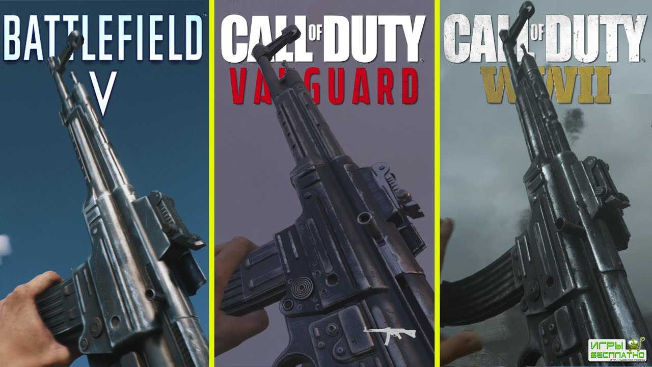     CoD: Vanguard, Battlefield 5  CoD: WW2