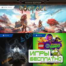    PS Plus  Godfall, Mortal Shell  LEGO DC Super-Villains