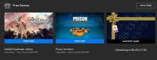  Epic Games Store   Godfall  Prison Architect