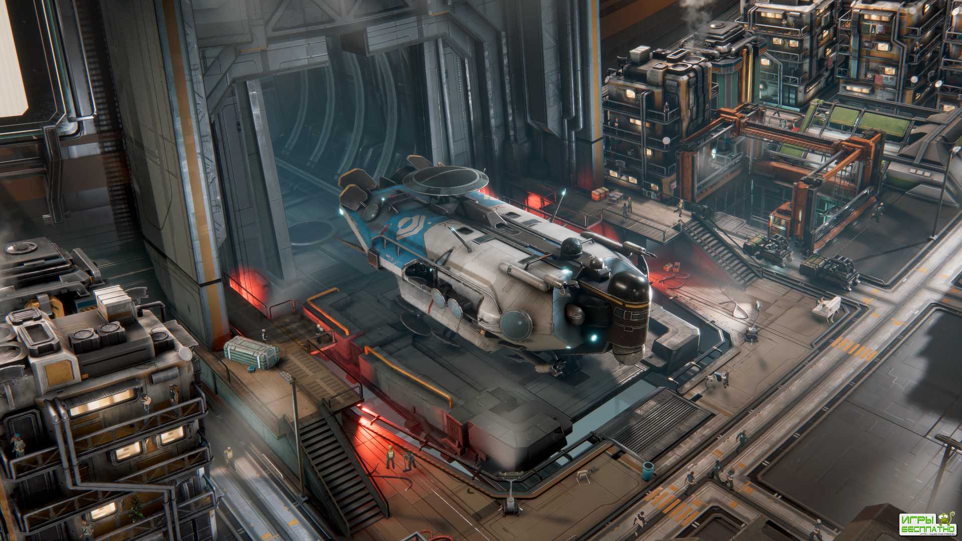 Выживание человечества на космической станции в трейлере стратегии Ixion